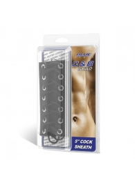 Сбруя на член на шнуровке 5  Cock Sheath - BlueLine - купить с доставкой в Красногорске