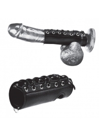 Сбруя на член на шнуровке 5  Cock Sheath - BlueLine - купить с доставкой в Красногорске