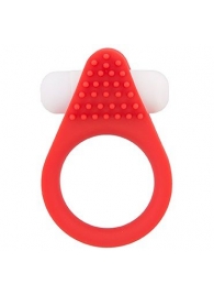 Красное эрекционное кольцо LIT-UP SILICONE STIMU RING 1 RED - Dream Toys - в Красногорске купить с доставкой