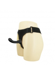 Страпон с изогнутой головкой Ultra Harness Curvy Dildo - 15,8 см. - Baile - купить с доставкой в Красногорске