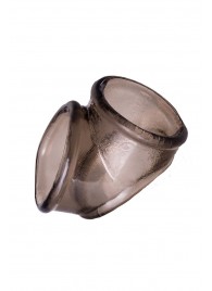 Дымчатое эрекционное кольцо с фиксацией мошонки - ToyFa - в Красногорске купить с доставкой