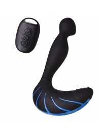 Чёрно-синий массажер простаты Erotist Third - Erotist Adult Toys - в Красногорске купить с доставкой