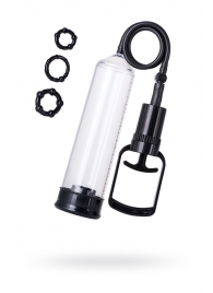 Вакуумная помпа A-toys с уплотнителем и эрекционными кольцами - A-toys - в Красногорске купить с доставкой