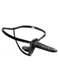 Женский страпон с вагинальной пробкой Double Penetrix Strap-on - 15 см. - Pipedream - купить с доставкой в Красногорске