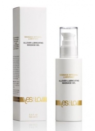Массажный гель-смазка на силиконовой основе Allover Massage Gel - 100 мл. - YESforLOV - купить с доставкой в Красногорске