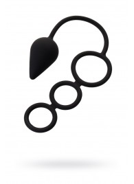 Тройное эрекционное кольцо с анальным хвостом Drop M-size - Erotist Adult Toys - в Красногорске купить с доставкой