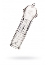 Прозрачная закрытая насадка на пенис TOYFA A-Toys - 14,7 см. - A-toys - в Красногорске купить с доставкой