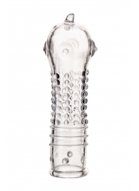 Прозрачная закрытая насадка на пенис TOYFA A-Toys - 14,7 см. - A-toys - в Красногорске купить с доставкой