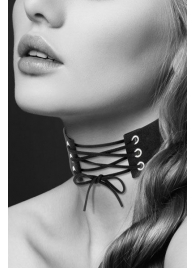 Оригинальный ошейник-чокер со шнуровкой - Bijoux Pour Toi - купить с доставкой в Красногорске