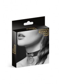 Узенький ошейник из полиуретана с кольцом - Bijoux Pour Toi - купить с доставкой в Красногорске