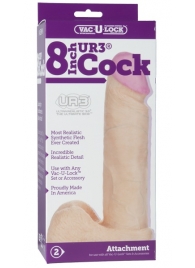Ультрареалистичная насадка для трусиков Vac-U-Lock 8  ULTRASKYN Cock - 20,57 см. - Doc Johnson - купить с доставкой в Красногорске