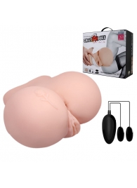 Вагина и анус с вибрацией CrazyBull Vagina and Ass - Baile - в Красногорске купить с доставкой
