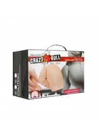Вагина и попка с вибрацией CRAZY BULL - Baile - в Красногорске купить с доставкой