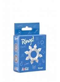 Прозрачное эрекционное кольцо Rings Gear - Lola Games - в Красногорске купить с доставкой