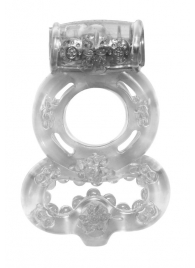 Прозрачное эрекционное кольцо Rings Treadle с подхватом - Lola Games - в Красногорске купить с доставкой