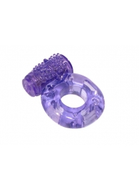 Фиолетовое эрекционное кольцо с вибрацией Rings Axle-pin - Lola Games - в Красногорске купить с доставкой