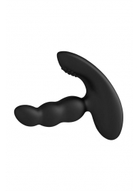 Черный силиконовый стимулятор простаты Levett Nitoc с пультом ДУ - Levett - в Красногорске купить с доставкой