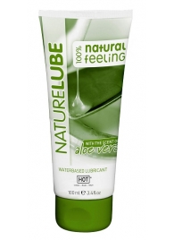 Лубрикант на водной основе NatureLube с алоэ вера - 100 мл. - HOT - купить с доставкой в Красногорске