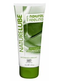 Смазка на водной основе с алоэ вера Nature Lube - 30 мл. - HOT - купить с доставкой в Красногорске