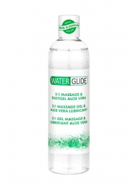 Гель-смазка 2-в-1 MASSAGE   LUBRICANT ALOE VERA - 300 мл. - Waterglide - купить с доставкой в Красногорске
