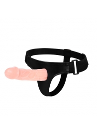 Телесный фаллоимитатор на трусиках Jessica Strap-On - 15,5 см. - Baile - купить с доставкой в Красногорске