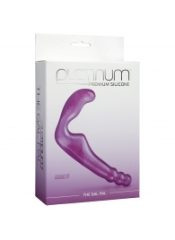 Безремневой фиолетовый страпон из силикона The Gal Pal - 17 см. - Doc Johnson - купить с доставкой в Красногорске