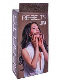 Кляп-трензель Lora с металлическими кольцами - Rebelts - купить с доставкой в Красногорске