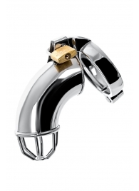 Серебристый мужской пояс верности TOYFA Metal - ToyFa - купить с доставкой в Красногорске