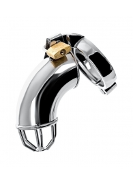 Серебристый мужской пояс верности TOYFA Metal - ToyFa - купить с доставкой в Красногорске