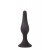 Чёрная анальная пробка Sex Expert - 9,5 см. - Sex Expert