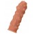 Телесная реалистичная насадка KOKOS Extreme Sleeve 11 с дополнительной стимуляцией - 12,7 см. - KOKOS - в Красногорске купить с доставкой
