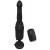 Черный вибромассажер с функцией поступательных движений Ass Thruster - Pipedream - купить с доставкой в Красногорске