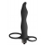 Черная вибронасадка для двойного проникновения Flirtini - 15,9 см. - Lola Games - купить с доставкой в Красногорске