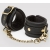 Черные наручники Bound to You Faux Leather Wrist Cuffs - Fifty Shades of Grey - купить с доставкой в Красногорске