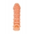 Телесная закрытая насадка с пупырышками Cock Sleeve Size M - 15,6 см. - KOKOS - в Красногорске купить с доставкой
