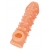 Телесная закрытая насадка с пупырышками Cock Sleeve Size L - 17,6 см. - KOKOS - в Красногорске купить с доставкой