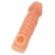 Телесная закрытая насадка с шершавой головкой Cock Sleeve Size L - 17,6 см. - KOKOS - в Красногорске купить с доставкой