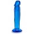 Синий анальный фаллоимитатор Sweet N Small 6 Inch Dildo With Suction Cup - 16,5 см. - Blush Novelties