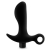 Черный анальный вибратор Silicone Vibrating Prostate Massager 01 - 10,8 см. - Blush Novelties - в Красногорске купить с доставкой