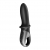 Черный анальный вибратор Hot Passion с функцией нагрева - Satisfyer - в Красногорске купить с доставкой