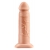Телесный реалистичный фаллоимитатор с полостью Silicone Hollow Extension - 20 см. - Pipedream - купить с доставкой в Красногорске