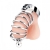 Серебристая клетка для члена Urethral Play Cage - BlueLine - купить с доставкой в Красногорске