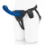 Синяя насадка Remote Control P-Spot G-Spot с черными трусиками - 20 см. - Pegasus - купить с доставкой в Красногорске
