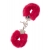 Металлические наручники с красной меховой опушкой METAL HANDCUFF WITH PLUSH RED - Dream Toys - купить с доставкой в Красногорске