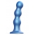 Голубая насадка Strap-On-Me Dildo Plug Balls size S - Strap-on-me - купить с доставкой в Красногорске
