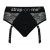 Черные трусики для насадок Diva Lingerie Harness - size S - Strap-on-me - купить с доставкой в Красногорске