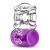 Фиолетовое эрекционное виброкольцо Pleaser Rechargeable C-Ring - Blush Novelties - в Красногорске купить с доставкой