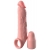Телесная насадка-удлинитель 2 Inch Silicone X-tension with Strap - 20,3 см. - Pipedream - в Красногорске купить с доставкой