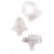 Набор из 3 прозрачных эрекционных колец с вибрацией Teasers Ring Kit - Chisa - в Красногорске купить с доставкой