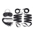 Эротический набор 4PC Bondage Bed Strap   Flogger Kit - Lux Fetish - купить с доставкой в Красногорске